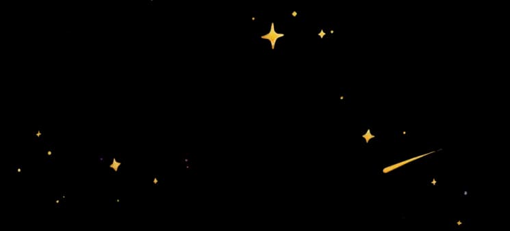 Starfield in the night sky